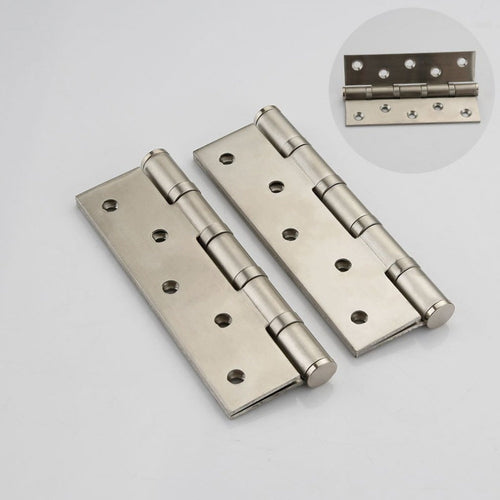 Bisagra de la puerta interior de acero inoxidable Bisagras de la puerta Extra gruesa Suave y silenciosa Rodamiento de bolas Bisagras de la puerta interior Herramientas para el hogar